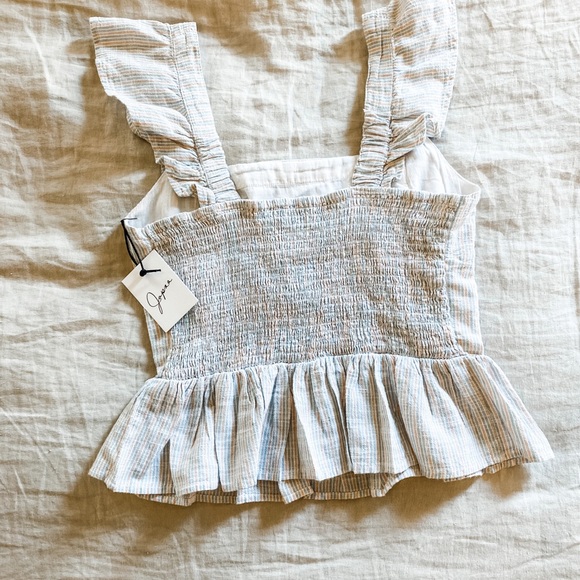 NWT Japna Ruffled Tank, Size Small - Picture 4 of 7